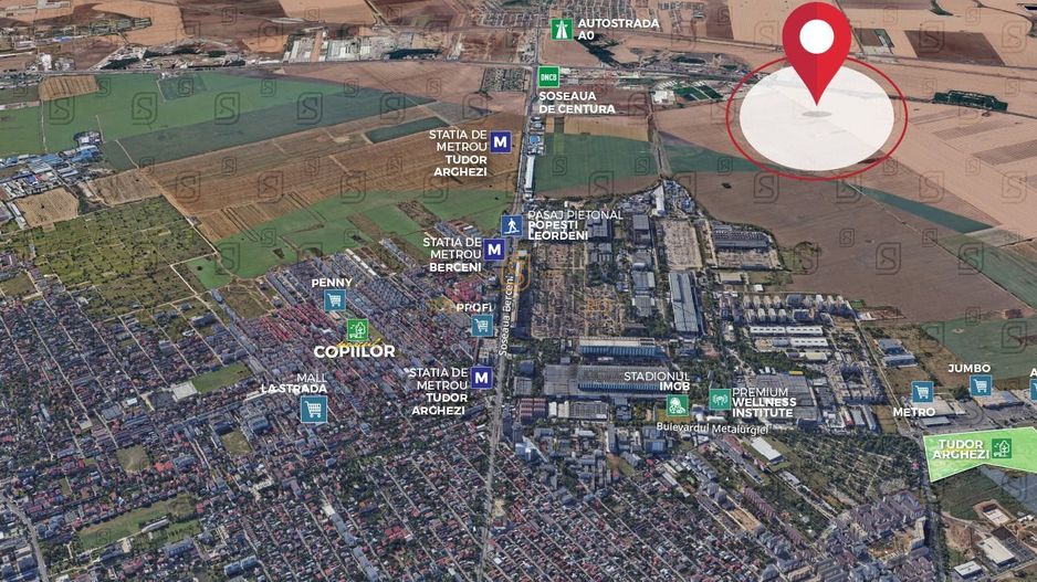 Teren intravilan 4.900 mp – zonă industriala - Jilava, Sos. de Centura - Poză 4