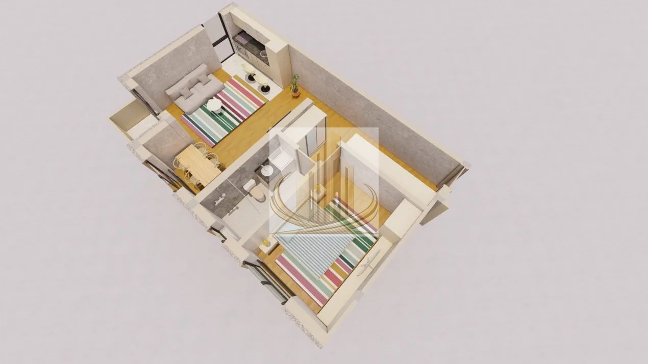 Apartament 2 camere Sânandrei, 55 mp, balcon, parcare inclusă - Poză 8