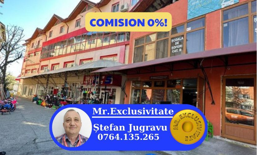 Închiriere Spațiu Comercial Ultracentral – Piața Centrală, Târgu Jiu - Poză 1