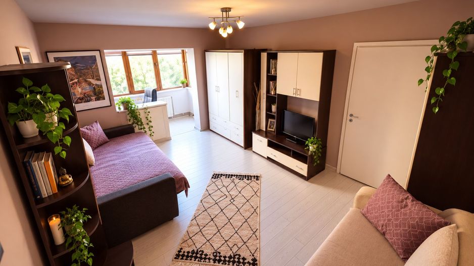 Complex Studențesc | 2 Camere | Etaj 1 | Centrală proprie | AC | Boxă - Poză 1