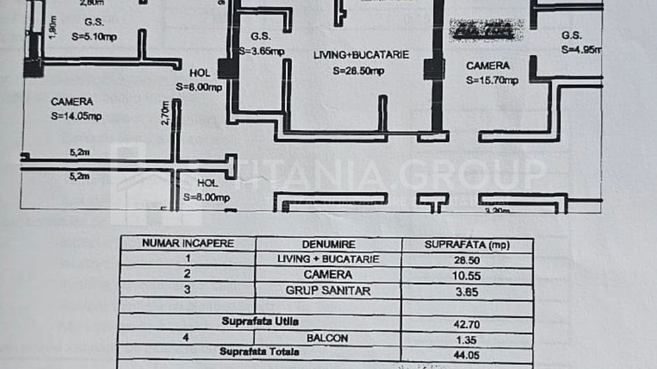 Apartament cu 2 camere tip studio - Doamna Stanca - Poză 12