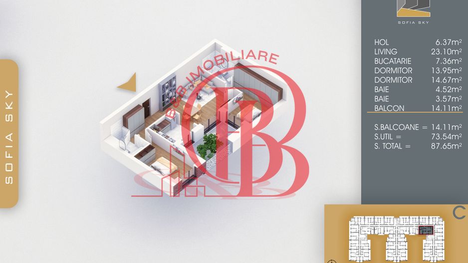 3 camere finalizat 7 minute Metrou Nicolae Teclu - Poză 7