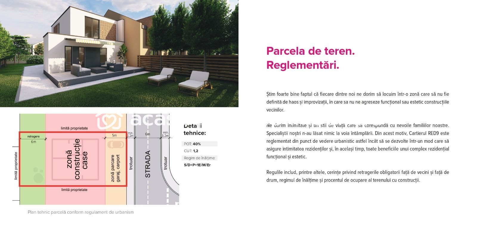 Parcela de teren in ARED CITY, cel mai modern cartier | Fără agenții! - Poză 1