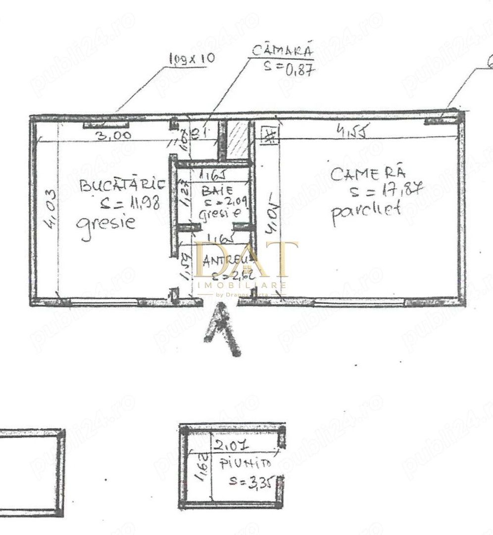 Apartament 2 camere | curte proprie și terasă | Strada Paris - Poză 8