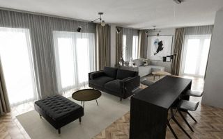 Penthouse deosebit cu 2 camere si terasa de 70 mp - vedere panoramica - Poză 2
