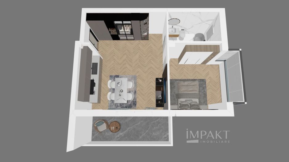 Apartament la Liziera padurii | Terasa | Parcare | Terra, Floresti - Poză 1