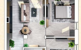 Apartament de 3 camere, bloc nou, parcare subterana, zona Apahida - Poză 2