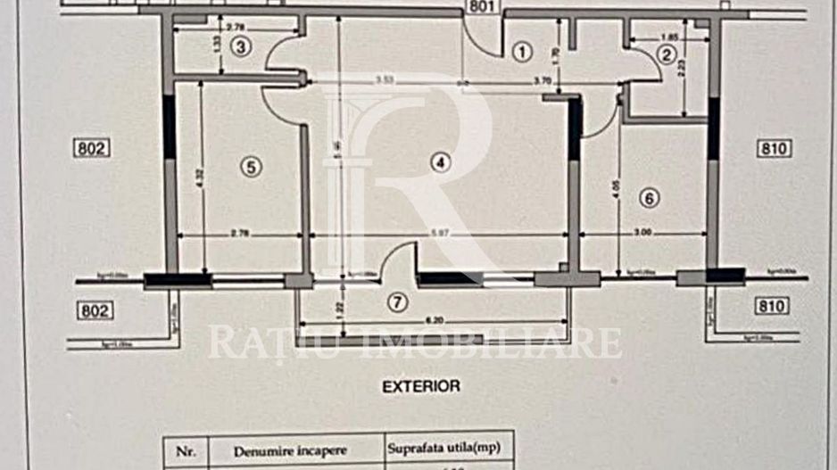 Apartament cu 3 camere |Parcare Supraterana |Panorama |Nufarul |Oradea - Schiță 12
