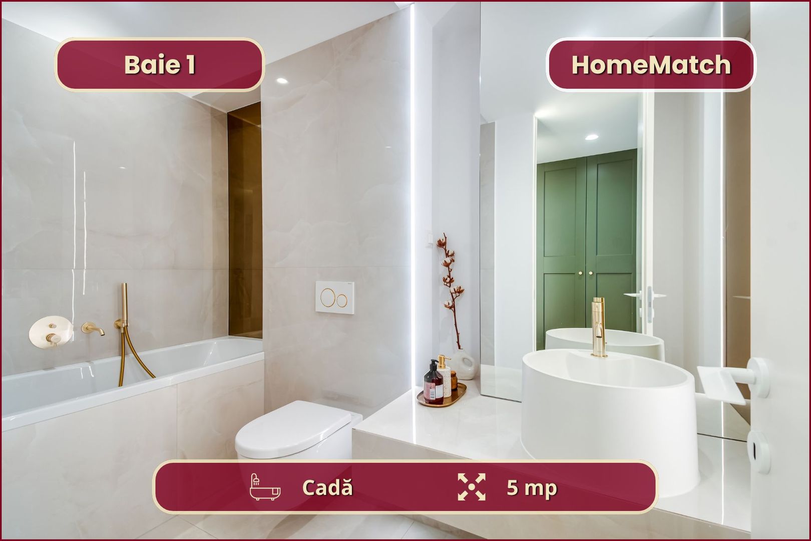 Cortina North || 2 Dormitoare || Amenajat premium || Comision 0% - Poză 8