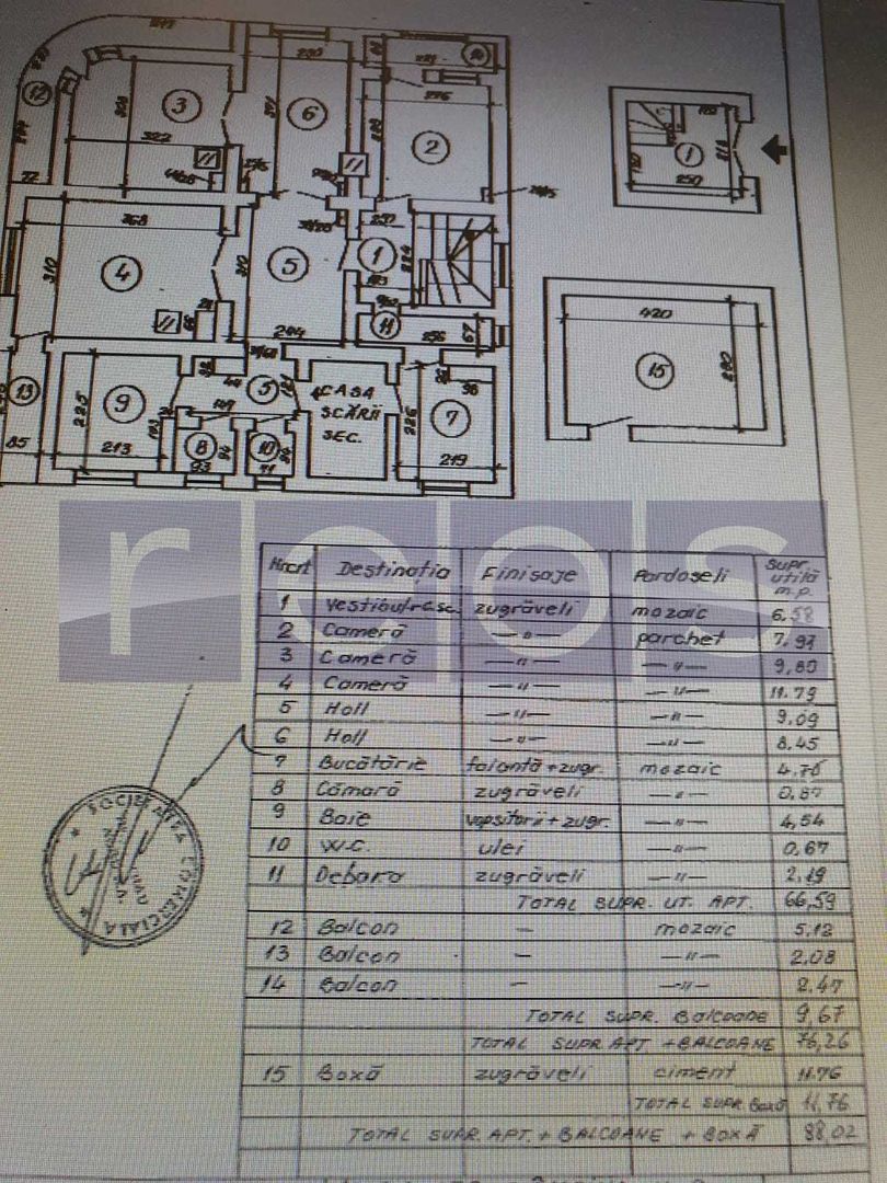 VANZARE 4 CAMERE VILA INTERBELICA | DOMENII | APARTAMENT UNIC PE ETAJ - Poză 11