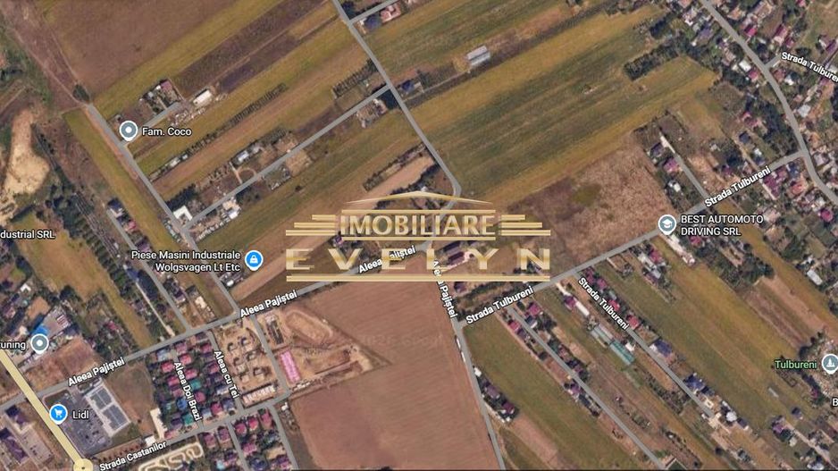 Teren extravilan de vânzare – Tulbureni (zona Alfa Park) - Poză 1