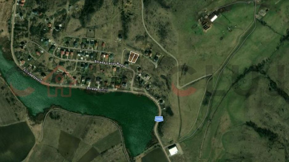 Parcela de vânzare cu vedere spre lac, Chinteni ! - Poză 2