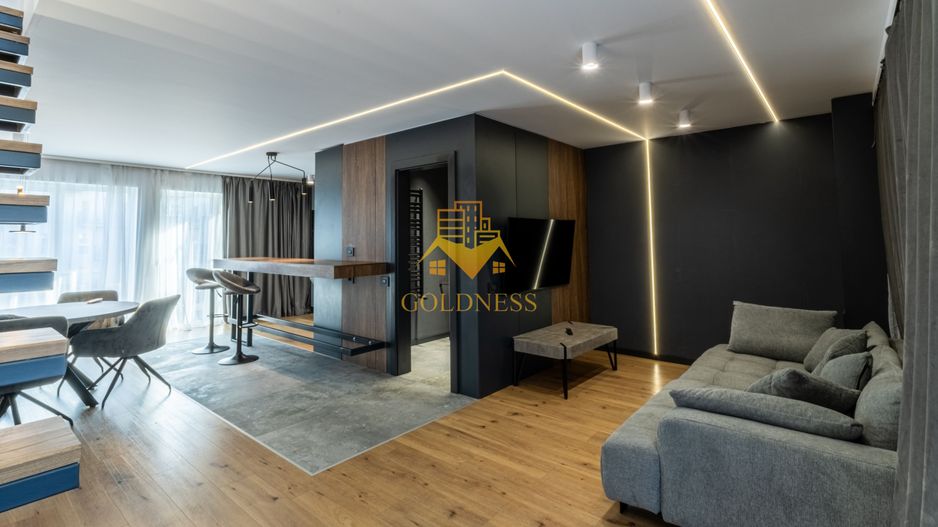 Penthouse mobilat lux, parcare, AC, bloc nou, Semicentral, zona Horea - Poză 12