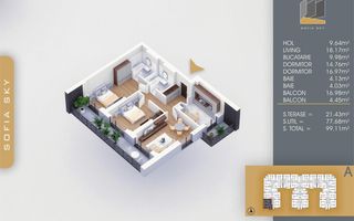 Apartament 3 camere SUPERB,Finalizat,Metrou Nicolae Teclu 8min - Poză 2