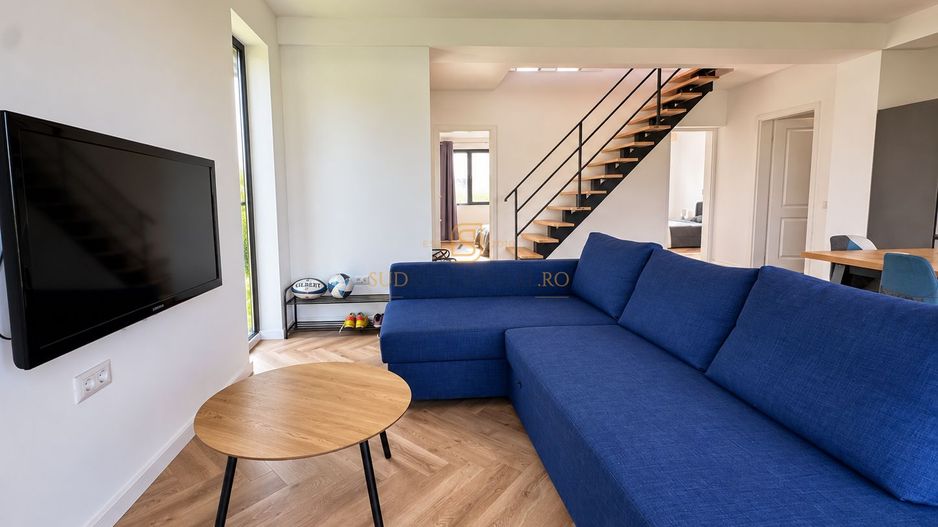 Casă individuală de închiriat, 3 camere, teren 350 mp | Comuna Berceni - Poză 5
