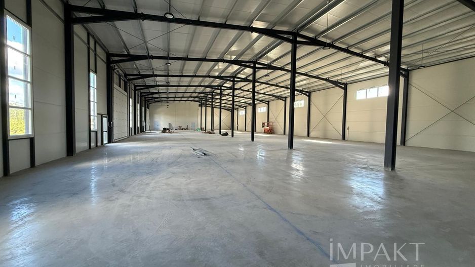 Hala industriala de inchiriat cu acces 2 TIR-uri, în Campenesti! - Poză 4