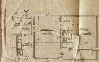 2 Camere - 60 MP | Reabilitat | Mobilat-Utilat | Fără Risc | Tei - Schiță 8