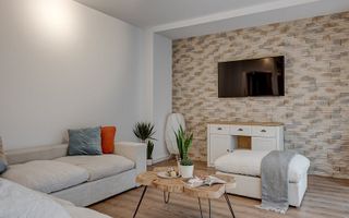 Apartament tip penthouse in Natura Residence, terasa 62 mp, mobilat modern - Poză 13