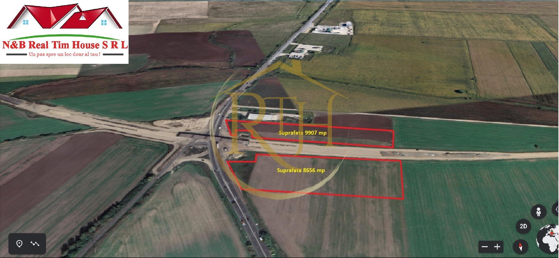 Oferim spre vanzare 2 parcele de teren situate langa Centura Sud - Poză 2