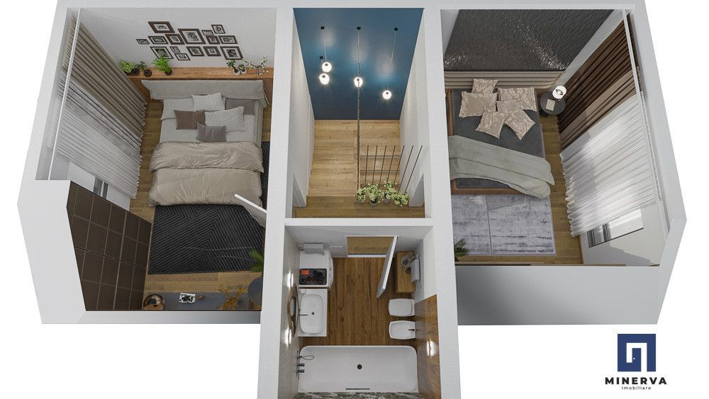 Duplex cu 4 camere si teren generos de 352 mp – Mosnita Noua - Poză 48