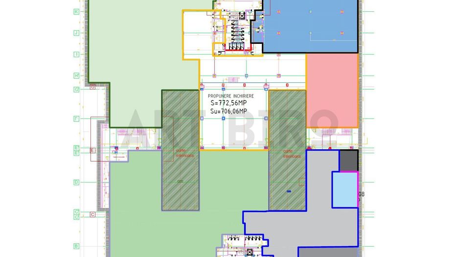 Zero comision, 778mp birou Sema Parc, Grozavesti, 3 minute metrou - Schiță 11