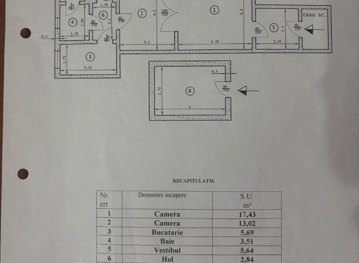 Apartament 2 camere RENOVAT Unirii-Parcul Carol M261A - Poză 13