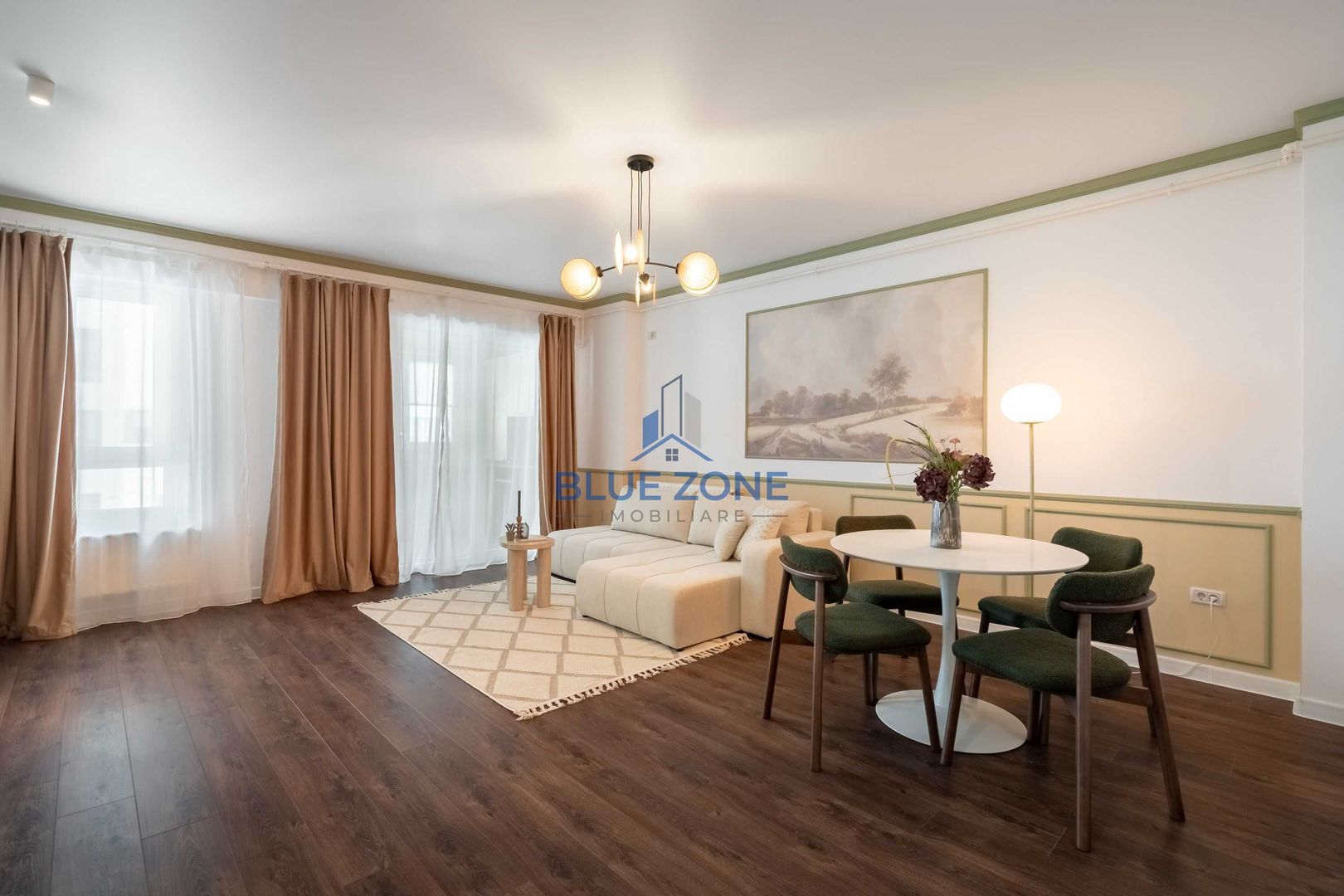 2 camere | Central Address Residence | 57 mp | Prima închiriere | Bloc - Poză 1
