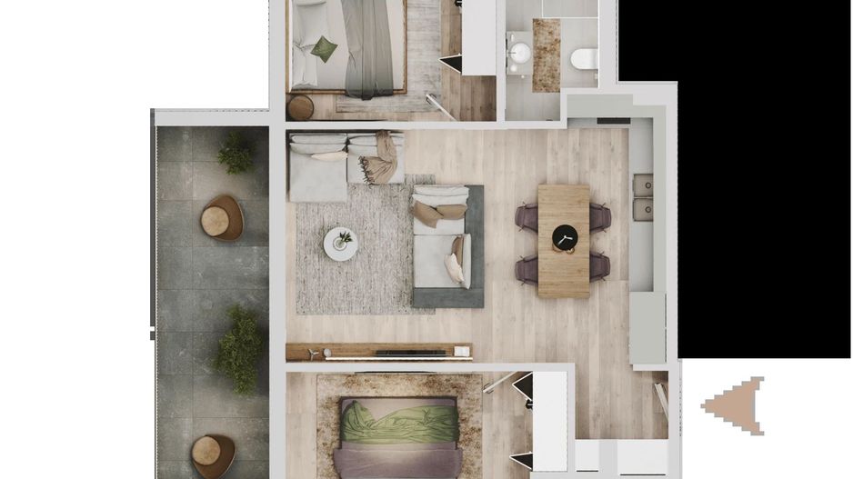 APARTAMENT 3 CAMERE | BLOC NOU | LANGA PARCUL TEI - Poză 9