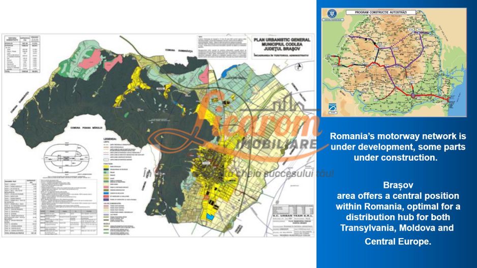 Codlea teren constructii industriale sau logistice 8 ha pana la 24 Ha - Poză 3