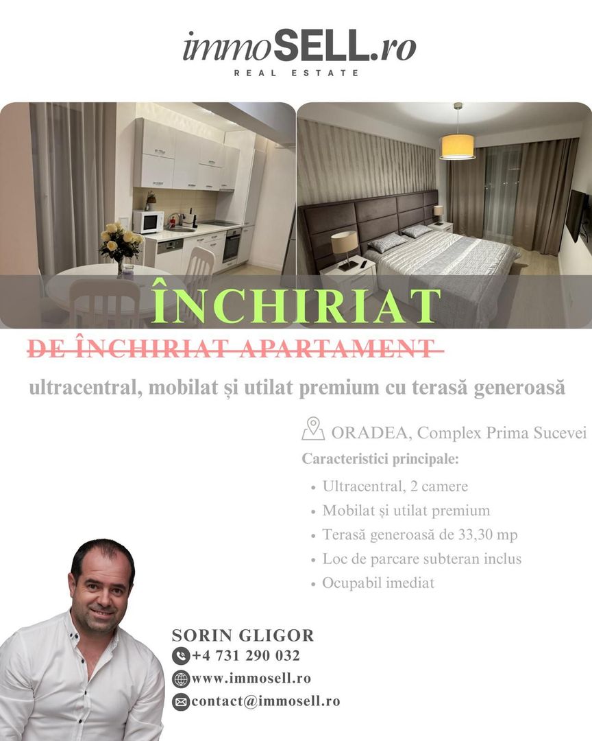 Apartament premium cu 2 camere, ultracentral, cu terasa- Prima Sucevei - Poză 1