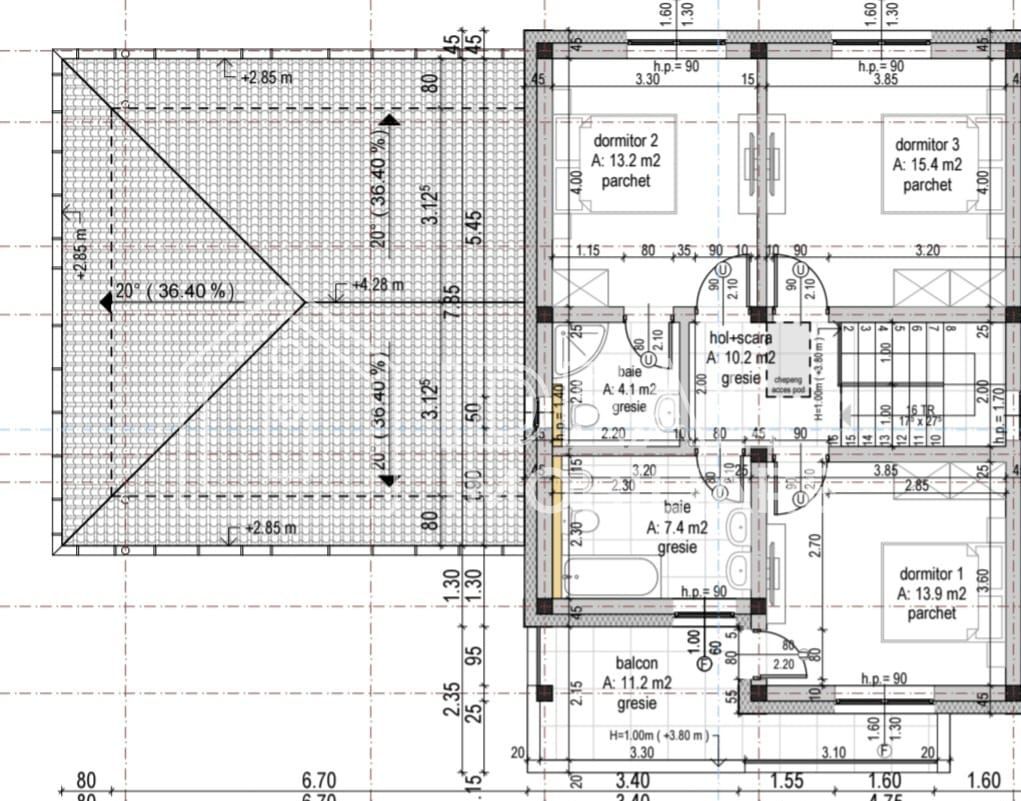 Casa Individuala LA CHEIE cu garaj si 341 mp teren, in Calea Cisnadiei - Schiță 6