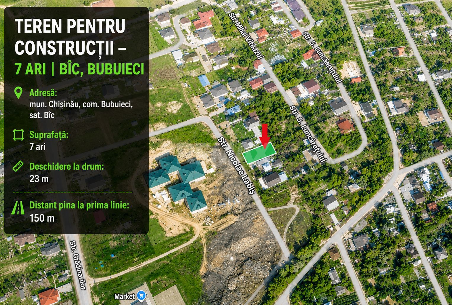 TEREN PENTRU CONSTRUCȚIE – 7 ARI | BÎC BUBUIECI - Poză 1