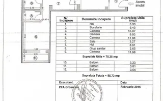 Tomis Nord - Banca Religiilor - Apartament compus din 4 camere, etaj 3. - Poză 33