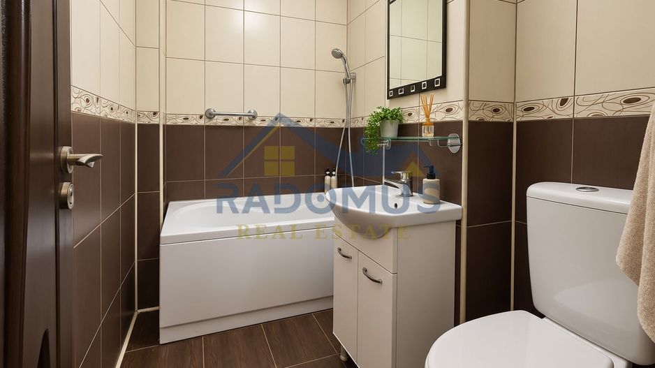 Apartament 2 camere | Zona Vest | Utilat și mobilat | 370 euro/luna - Poză 6