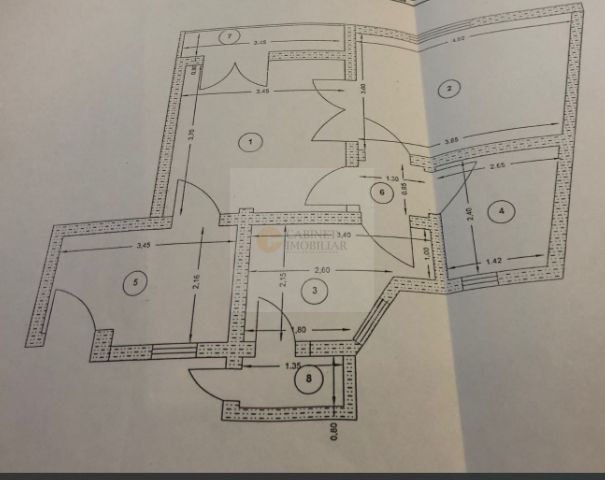 2 camere  | Centrala proprie  | Cismigiu | 53 mp - Poză 13