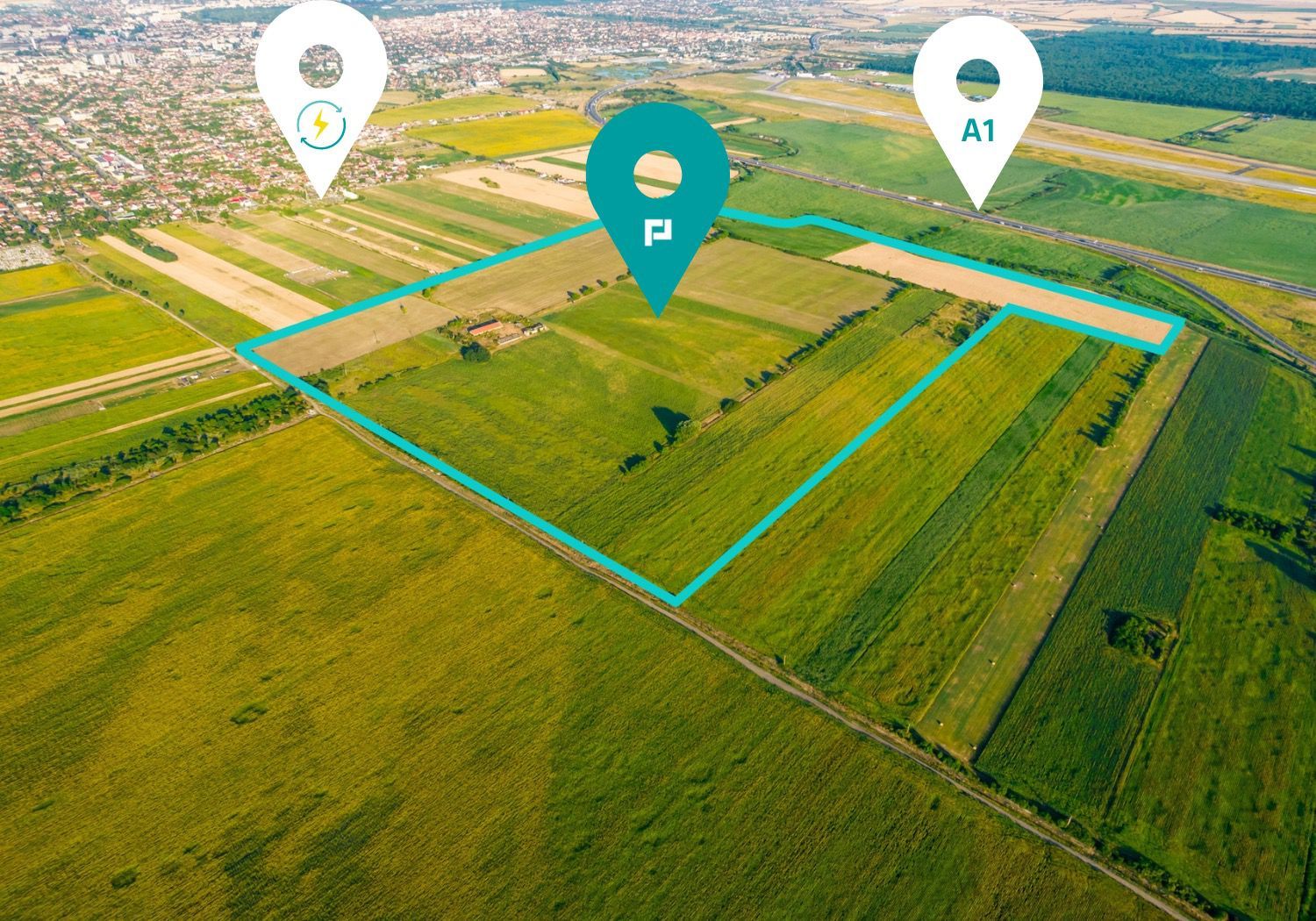 50 ha teren compact în Bujac - Poză 1