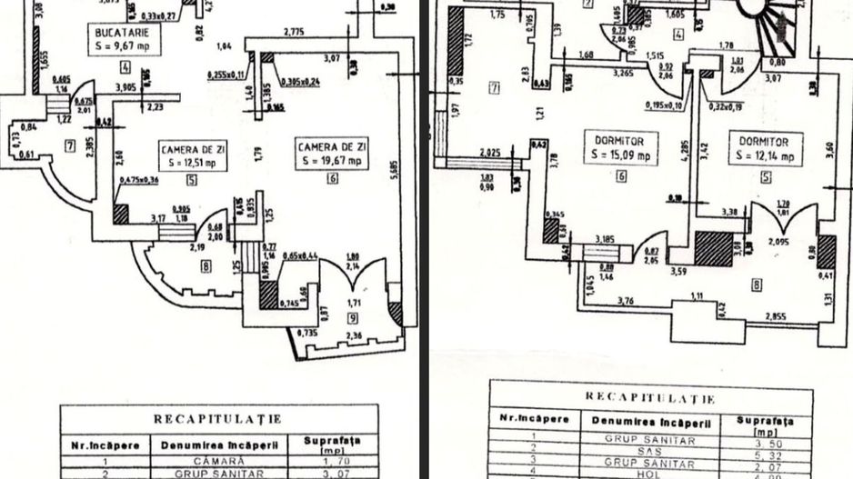 DUPLEX 3 CAMERE | UNIRII | CENTRALA | SAUNA - Schiță 13