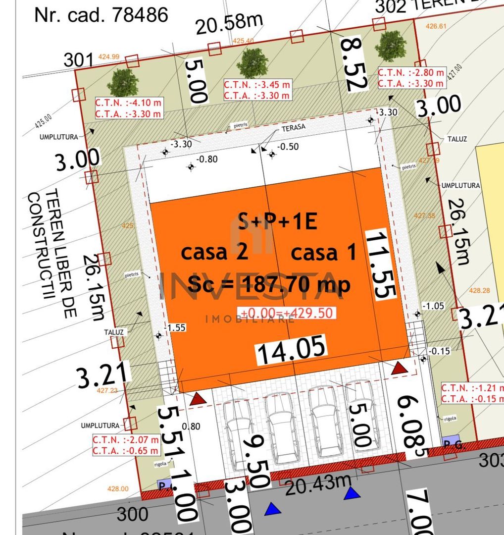 Casa tip duplex cu panorama deosebita!  Constructie premium! - Schiță 14
