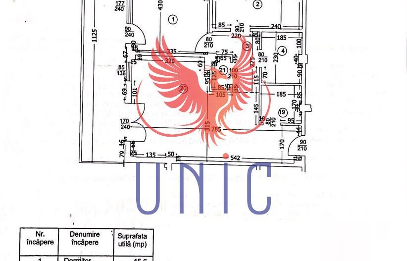 3 camere lux, Gradina Botanica, 105mp, loc de parcare - Schiță 10