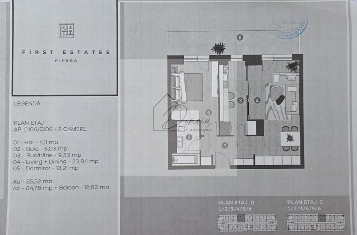 2 camere First Estates Pipera I Plaza Pipera Rond OMV I COM 0% - Poză 4