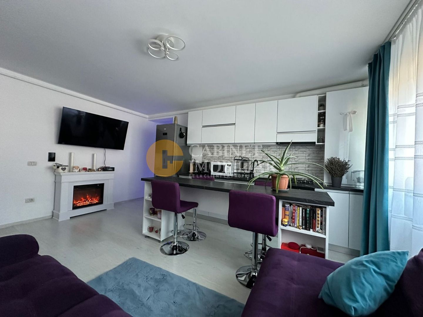 3 CAMERE DECOMANDAT- CURTE PROPRIE- MOBILAT+UTILAT-  CUBIC PLAZA - Poză 1