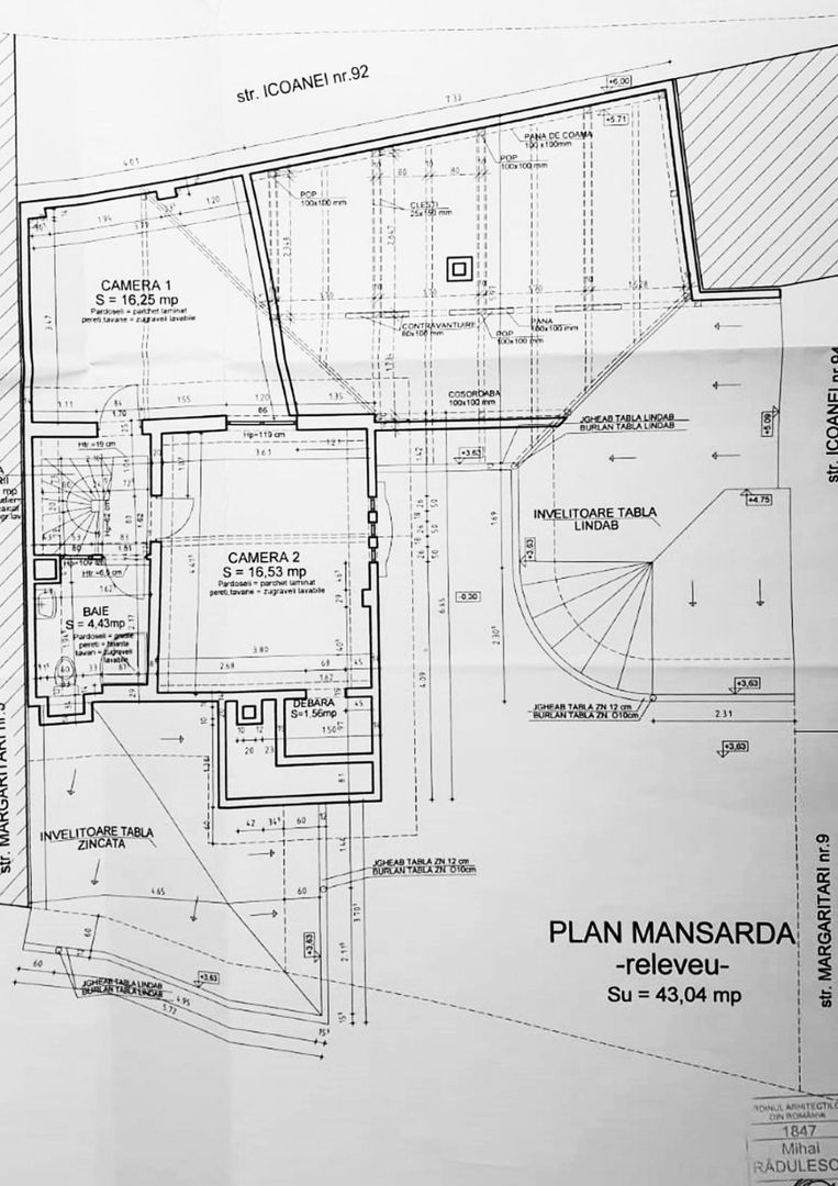 CASĂ DE ÎNCHIRIAT PRETABILĂ REȘEDINȚĂ | ZONA GRĂDINA ICOANEI | - Schiță 14