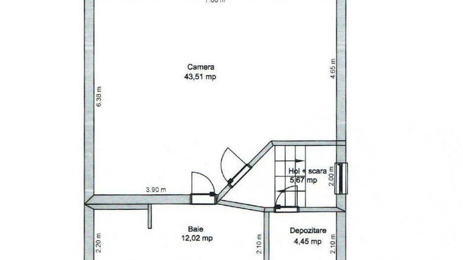 Spatiu birouri Centru, langa pacrul Sub Arini, Sibiu - Schiță 12