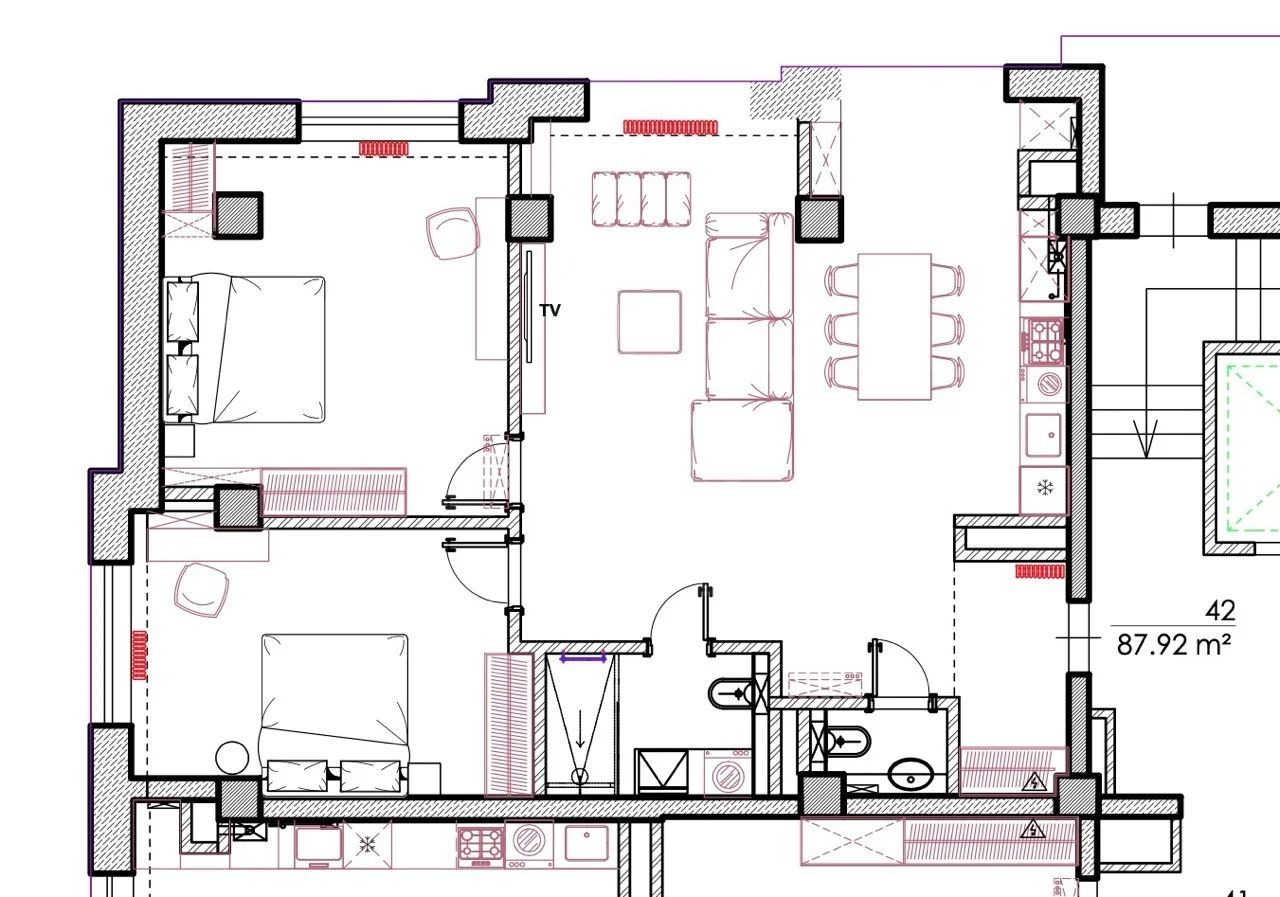 Vânzare, penthouse, 3 camere, str. Mitropolit Varlaam, Centru - Poză 12