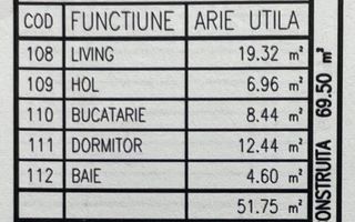Apartament 2 camere, bloc nou, P+3, Ap.06, et.1, Bl.6 - CP2462218 - Poză 7