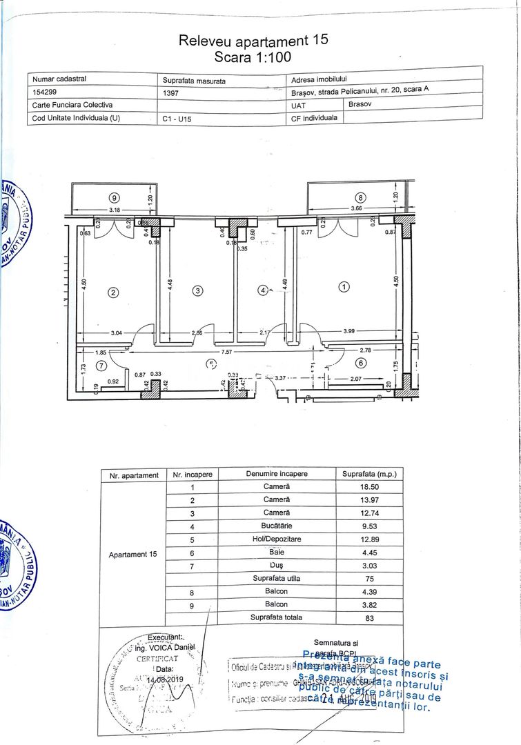REZERVAT / 3 Camere / Decomandat / Avantgarden 3 / Parcare - Poză 16
