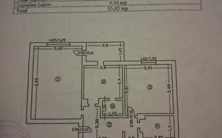 Apartament 2 camere decomandat – Tomești | 50 mp utili | Etaj 1 | 83.000 € - Poză 12