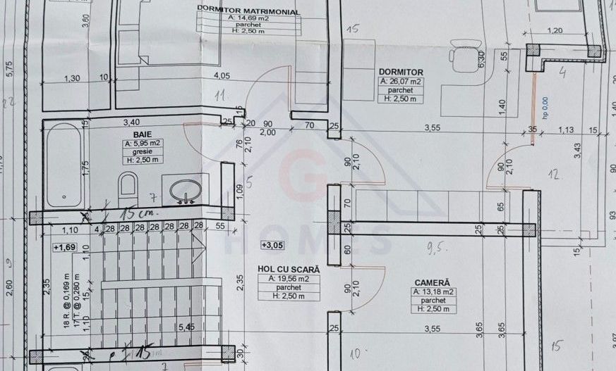 Casa spatioasa. Pretabil si pt. clinica, invatamant, camin varstnici. - Schiță 53