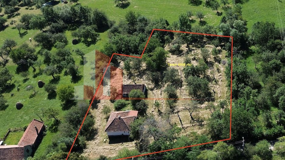 Teren 4558 mp cu casă tradițională, Sohodol, Bran - Poză 1