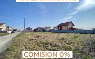 COMISION 0%, Teren 500MP, Autorizatie de Constructie, P+1E, SACALAZ - Poză 1